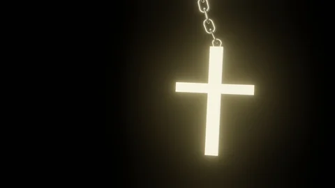 3D Christian cross Stock Footage 105638418