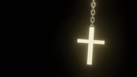 3D Christian cross Stock Footage 105786295