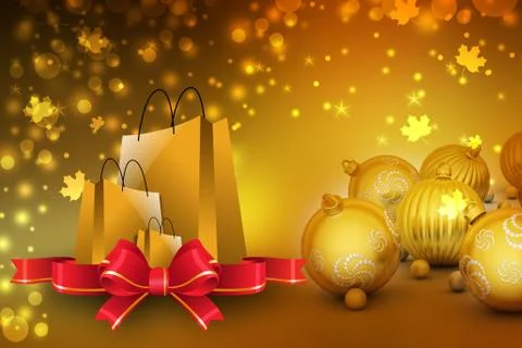 3D christmas bauble Stock Illustration