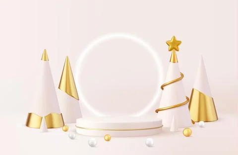 3d christmas design, Illustrazione stock