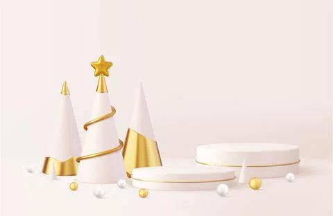 3d christmas design, Illustrazione stock