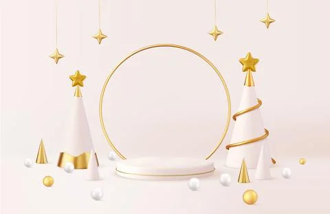 3d christmas design, Illustrazione stock