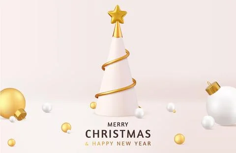 3d christmas design, Ilustração Stock