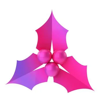 3D Christmas element. Stock Illustration