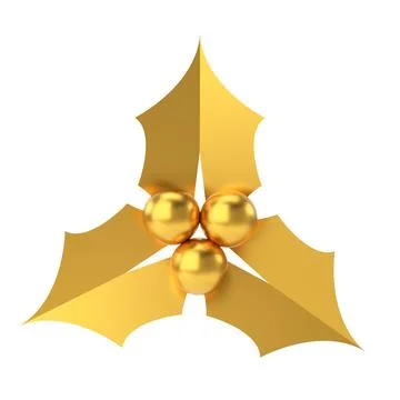 3D Christmas element. Stock Illustration