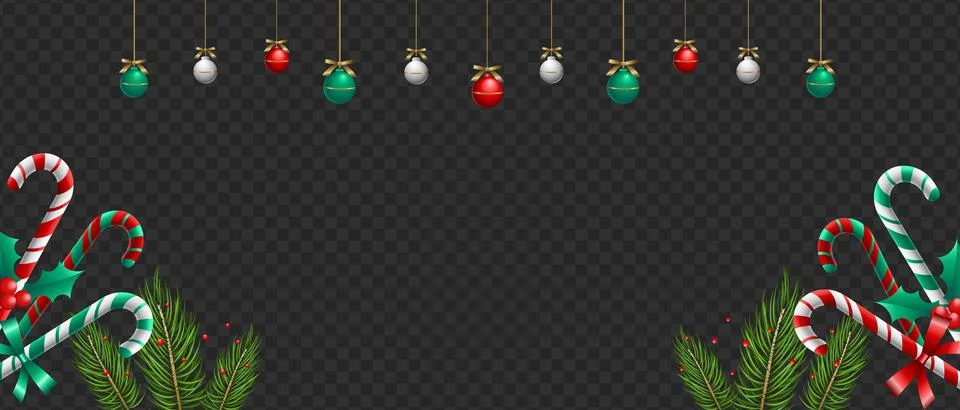 3d Christmas Frame Stock Illustration