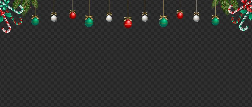 3d Christmas Frame v2 Stock Illustration
