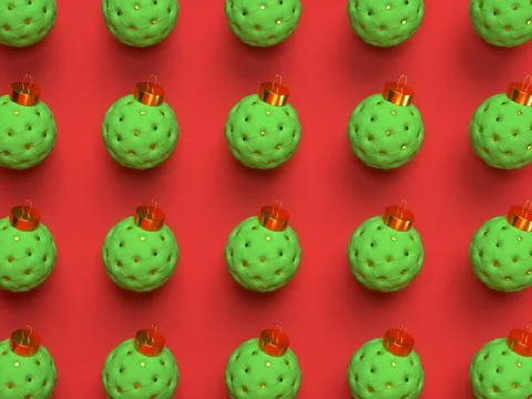 3d Christmas red background. Stock Illustration