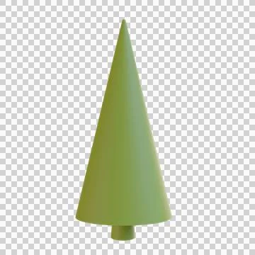 3d christmas tree.	 Stock Illustration