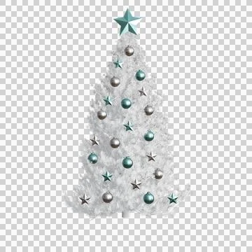 3d christmas tree.  스톡 일러스트