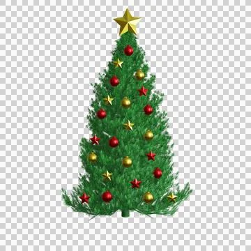 3d christmas tree. Stock Illustration