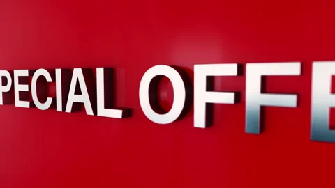 3D chrome text word flying of Cyber Monday Sale Concept Stock Footage 161170352