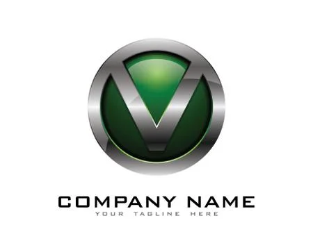 3D Circle Chrome Letter Icon Logo Design Elements (18) Illustrazione stock gratuita