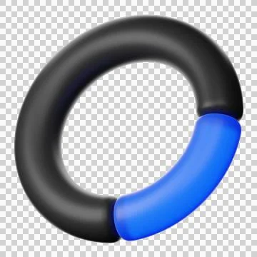 3d Circle Diagram for Infographic Design Illustration Stock Photos