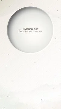 3D circle frame paper cut style on old woodfree uncoated paper with abstrac.. Stock Illustration