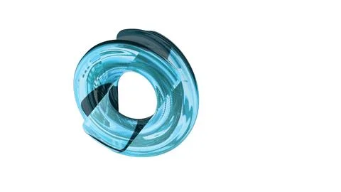 3d circle isometric view with sharp wheel shape Stock Illustration