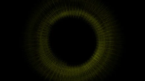 3D Circle Radial Patterns Audio Reactive X60 Degrees Fast Yellow Animation Loop 스톡 동영상 332262437