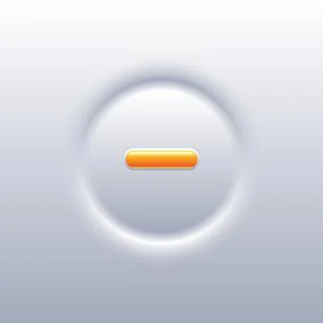 3D Circle shapes button neomorphism style, Vector illustration 스톡 일러스트