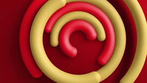 3d circles gradient background. VJ Seamless loop background. Stock Footage 96413940