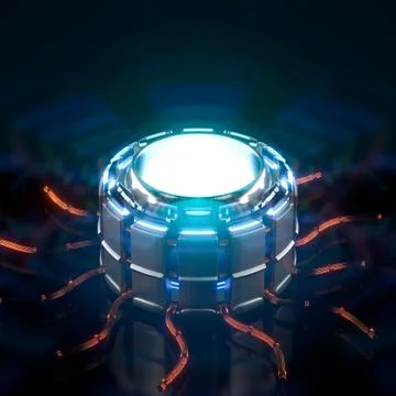 3d circuit. Stock Illustration