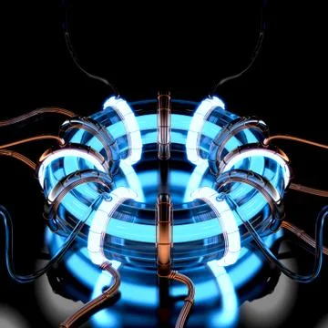 3d circuit. Stock Illustration