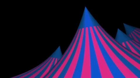 3D Circus Tent Animated Background Stock-Footage 890103