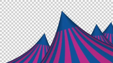 3D Circus Tent Animated Background Stock-Footage 48932689