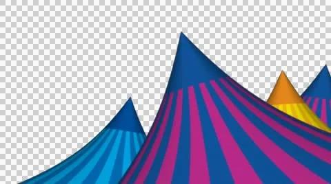 3D Circus Tent Animated Background Stock-Footage 48932766