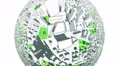 3D City. Birds Eye. 4k or 4k+ Resolution
