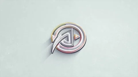 3d clean cinematic 4k ultra HD modern logo intro reveal Stock Footage 340253095