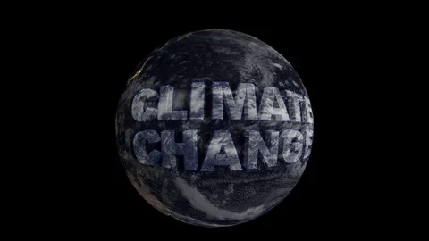 3D Climate Change concept with realistic Earth Stock Footage 123067721