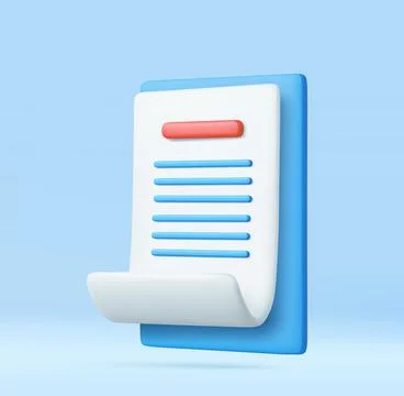 3d clipboard task management todo check list Stock Illustration