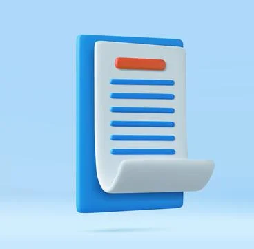 3d clipboard task management todo check list Stock Illustration