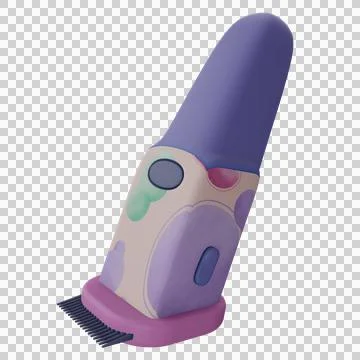 3D Clipper Isolated Object Stock Illustration