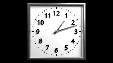 3D Clock 03 動画素材 27936196