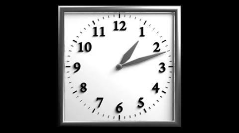 3D Clock 06 Stock Footage 28496833