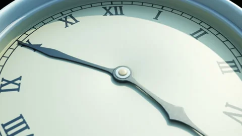3d Clock close-up Stock Footage 209599395