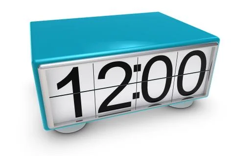 3d clock Illustration