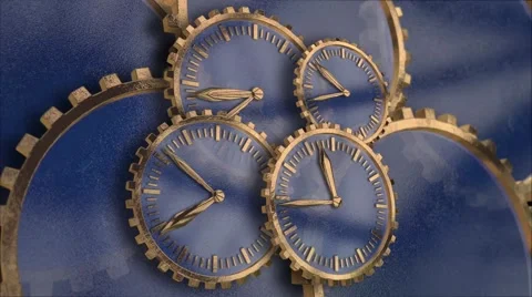 3D Clocks Video stock 49515206
