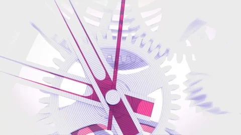 3d clockwork gear animation 스톡 동영상 111749292