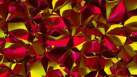 3d Close up, Looped abstract background consisting of precious crystals, iridesc Stock Footage 116042595