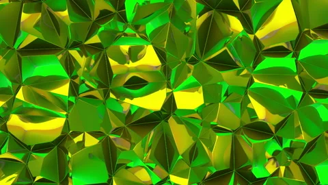 3d Close up, Looped abstract background consisting of precious crystals, iridesc Stock Footage 116042600