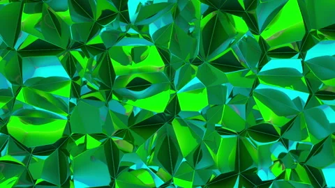 3d Close up, Looped abstract background consisting of precious crystals, iridesc Stock Footage 116042680