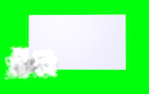 3d cloud mock up Stock Illustration