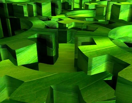 3d cog wheels Stock Illustration