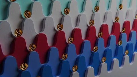 3d Coins In Motion Stock Footage 271616259