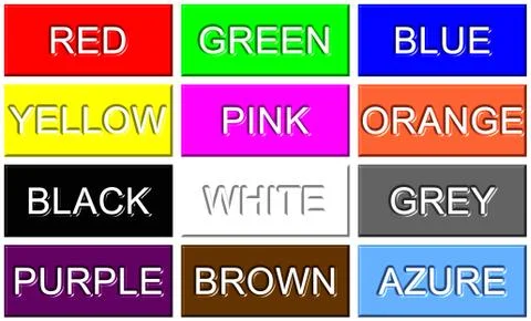 3D Color Badges Stock Illustration