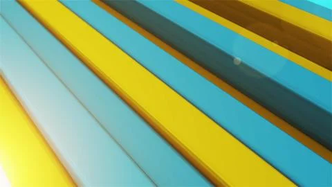 3d color bars Stock Illustration