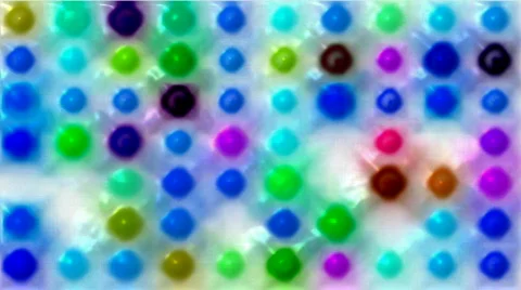 3d color dots array Stock Footage 795334