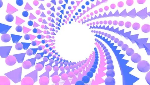 3d color objects 스톡 일러스트